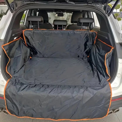 Tapis de coffre automatique en polyester durable pour animaux de compagnie – Tapis antidérapant, résistant aux rayures et facile à nettoyer pour SUV et voitures, tapis de sécurité pour animaux de compagnie