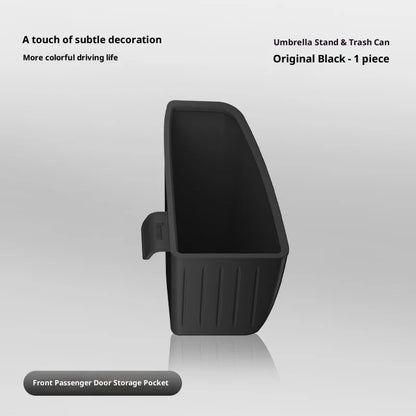 ZEEKR 7X poubelle de voiture, boîte de rangement de parapluie de porte de voiture, boîte de rangement étanche en Silicone, pièces de Modification d'accessoires de voiture