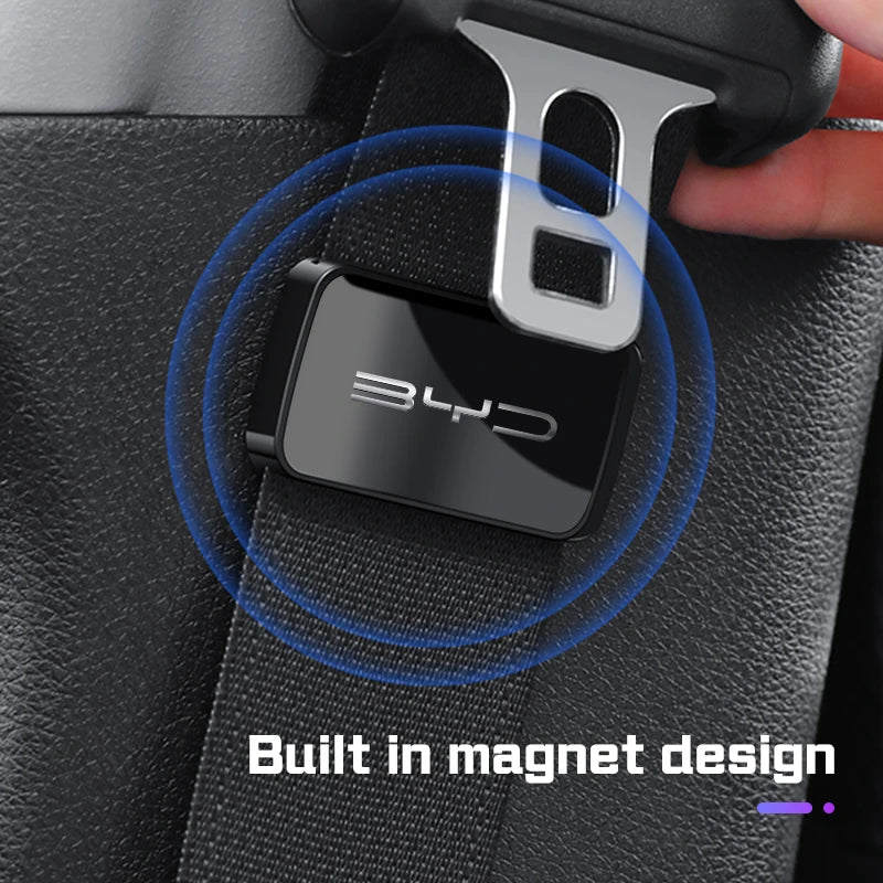 Stabilisateur magnétique de support de ceinture de sécurité de voiture, pour BYD Song F0 Qin Pro Atto 3 Yuan Plus Han Tang EV F3 E6 Dmi, Clip de fixation réglable