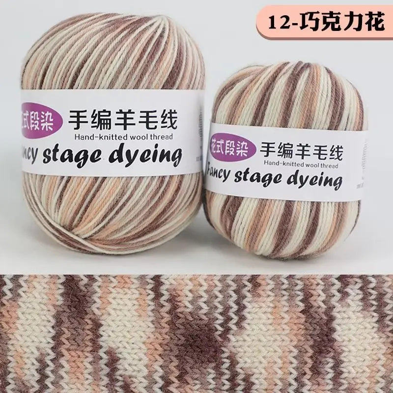 Fil de laine mélangé au Crochet de qualité supérieure, pour pull, écharpe, fil épais, 4 plis, 3 pièces x 100g = 300 grammes
