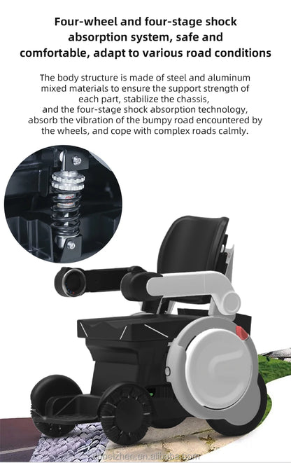 Fauteuil roulant électrique - pour la chaise robot de mobilité handicapée pour personnes handicapées