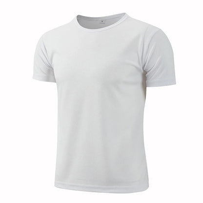T-shirt de sport à manches courtes à séchage rapide pour hommes et femmes, maillot de gym, chemise de fitness, t-shirt de course, vêtements de sport respirants pour adolescents