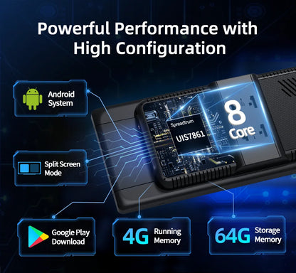 W60 11.3 ''8 Core Android 14 6 + 128GB lecteur multimédia Carplay et Android Auto 5G WiFi Google Play Youtube Netflix OTA mise à niveau