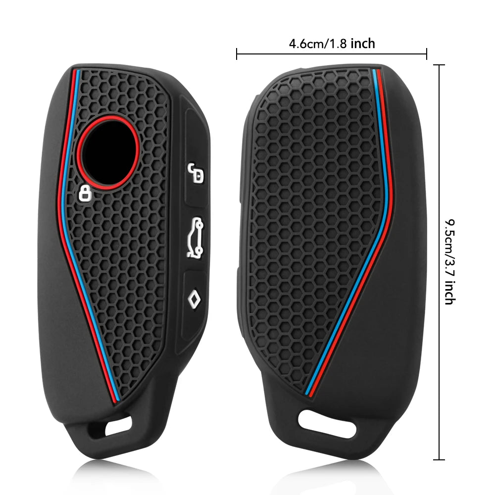 Coque de protection en Silicone pour clé de voiture, compatible avec BMW IX IM I5 M60 X5 X7 X6 IX I7 2024 2025