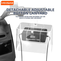 MIXSAS – sac étanche pour chargeur de voiture électrique en PVC, sac polyvalent pour chargeur EV, housse de protection contre la pluie, prise extérieure, boîte de protection anti-poussière