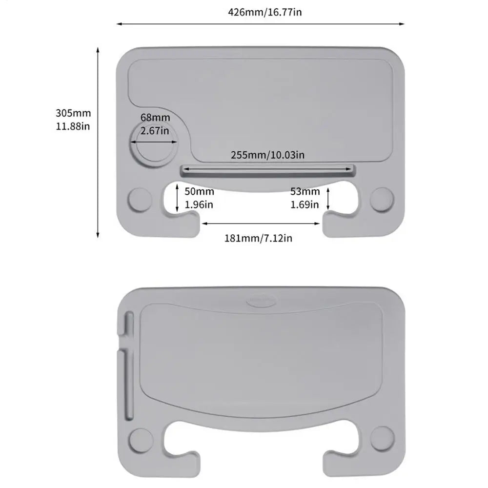 Support de bureau pour ordinateur portable de voiture, manger du travail, volant de voiture, support de Table à manger, boisson, plateau de nourriture et de café, multifonction