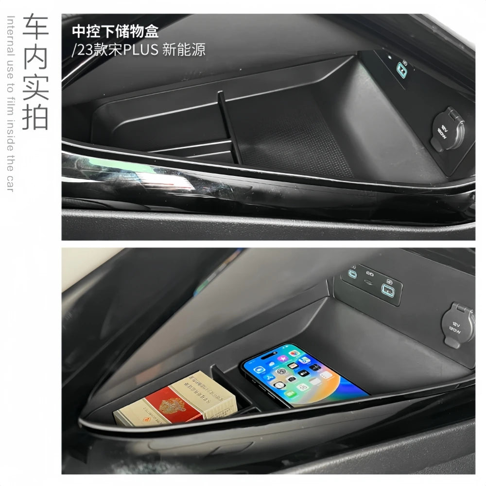 Boîte de rangement pour accoudoir, porte-gobelet pour BYD Seal U Sealion 6 Song Plus Champion Edition 2023 2024 2025, accessoires d'intérieur de voiture