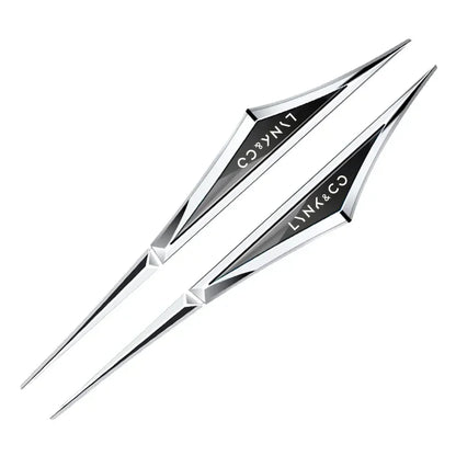 Autocollants de voiture en alliage 3d, 2 pièces, accessoires de voiture pour LYNK & CO 01 02 03 05 06