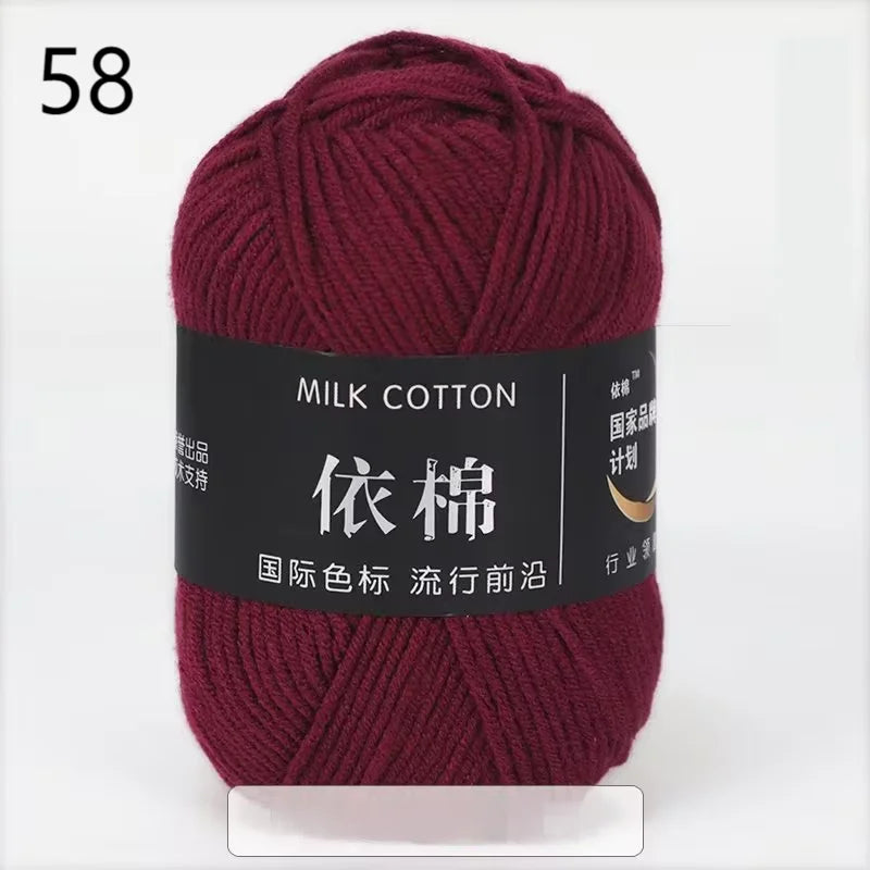 Nouveau 10 pièces série rose fil lait coton fil combinaison Crochet tricot fil ensemble pour bricolage à la main artisanat pull écharpe tricot