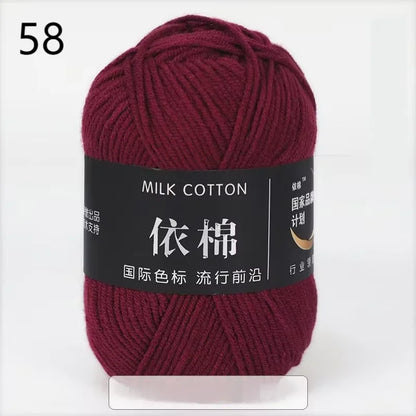 Nouveau 10 pièces série rose fil lait coton fil combinaison Crochet tricot fil ensemble pour bricolage à la main artisanat pull écharpe tricot