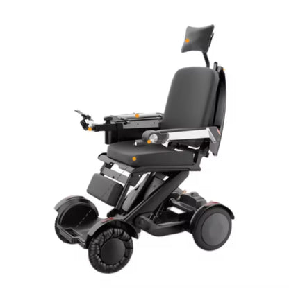 Fauteuil roulant électrique auto-équilibré de conception brevetée automatique pour fauteuil roulant électrique de position de hauteur de siège réglable de sécurité de rembourrage