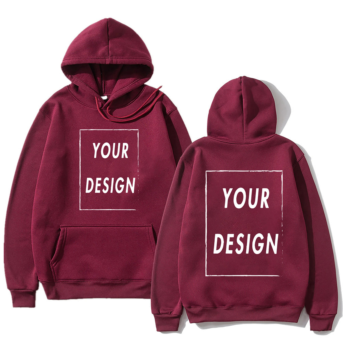 Sweats à capuche imprimés personnalisés pour hommes et femmes, vêtements de rue personnalisés, pull à capuche à manches longues, mode décontractée