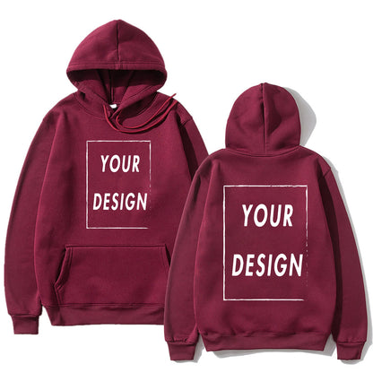 Sweats à capuche imprimés personnalisés pour hommes et femmes, vêtements de rue personnalisés, pull à capuche à manches longues, mode décontractée