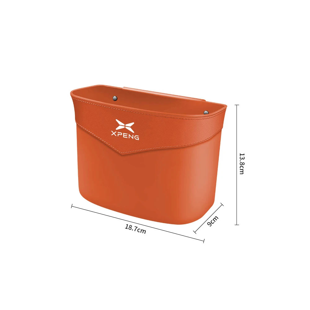 Boîte de rangement ABS pour voiture Xpeng G9 G6 G3 P7 P5 X9, poubelle de voiture, boîte de rangement multifonctionnelle, moulage intégré