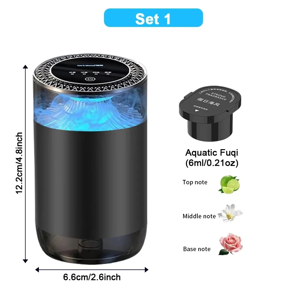 Désodorisant pour voiture, brume de mer et arôme de nuage, diffuseur d'atomisation intelligent, parfum naturel, machine de désodorisant à pulvérisation automatique, nouvelle collection 2025