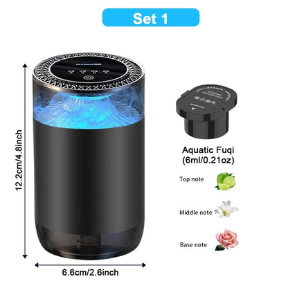 Désodorisant pour voiture, brume de mer et arôme de nuage, diffuseur d'atomisation intelligent, parfum naturel, machine de désodorisant à pulvérisation automatique, nouvelle collection 2025