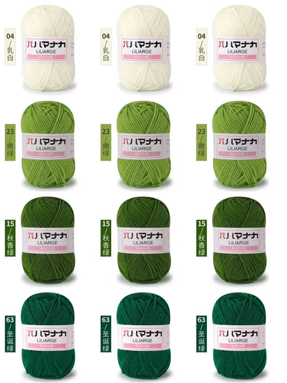 12 pièces 300g fil de lait fait à la main grossier bricolage tissage boule de fil pour pull chapeau écharpe et autres vêtements doux Crochet fil à tricoter