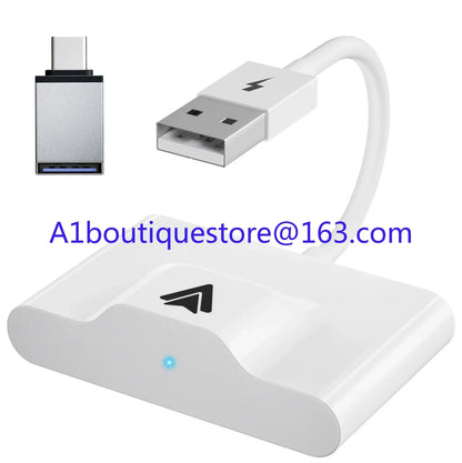 محول Apple عالي الجودة لاسلكي Ai Carplay سلكي إلى لاسلكي Apple Auto Carplay دونجل لـ Oem Carplay Apple Auto