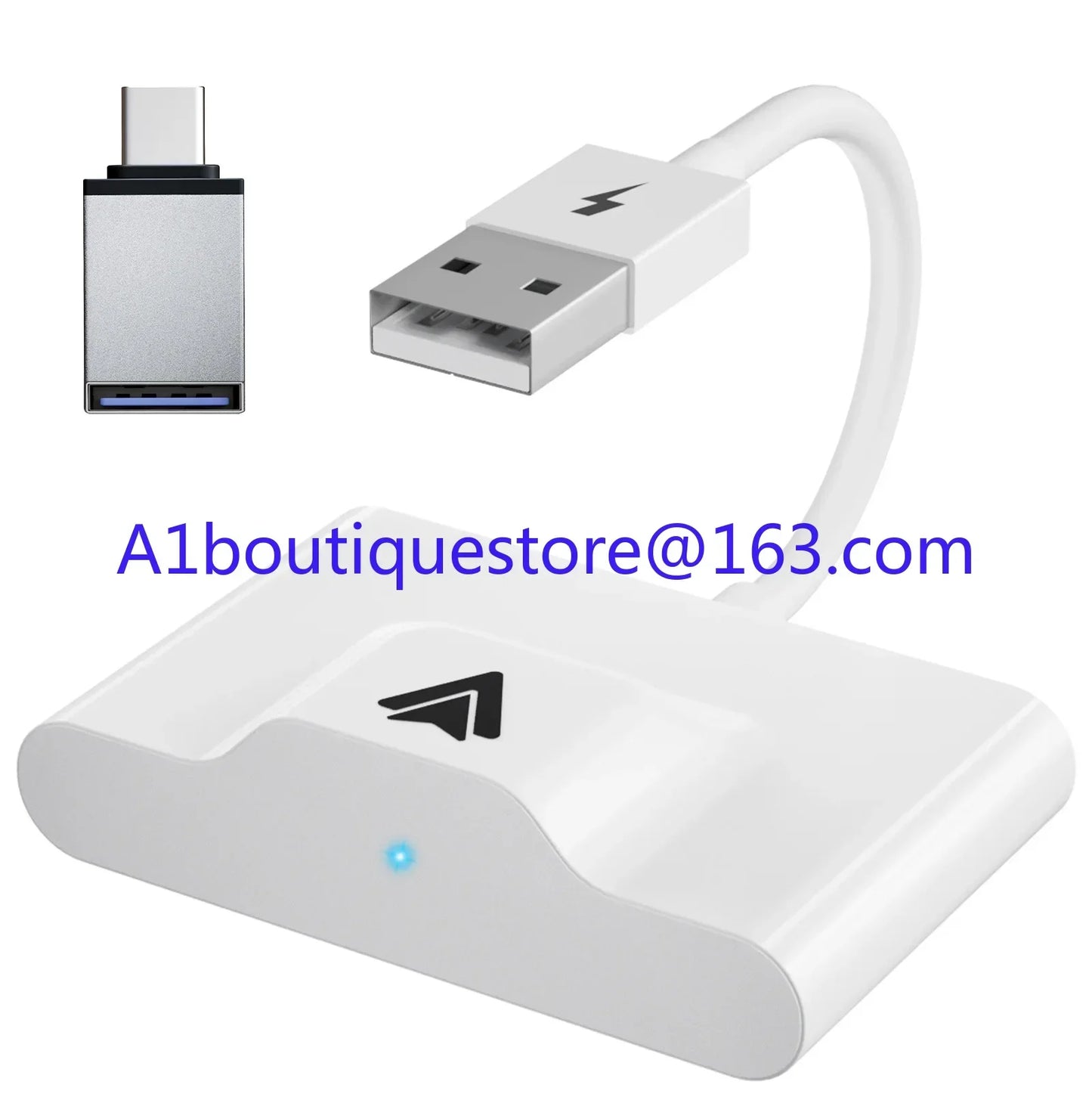 Adaptateur Apple de haute qualité sans fil Ai Carplay filaire vers sans fil Apple Auto Carplay Dongle pour Oem Carplay Apple Auto
