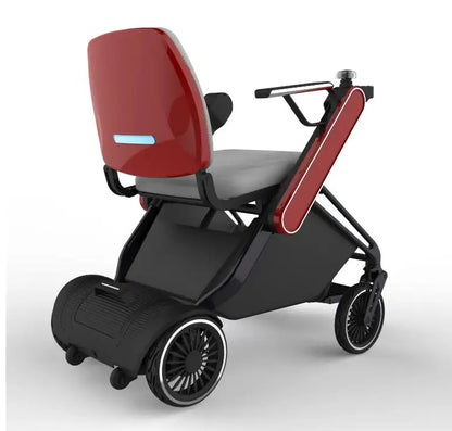 2025 nouveau fauteuil roulant électrique pliant entièrement automatique léger personnes âgées mobilité Scooter fauteuil roulant électrique