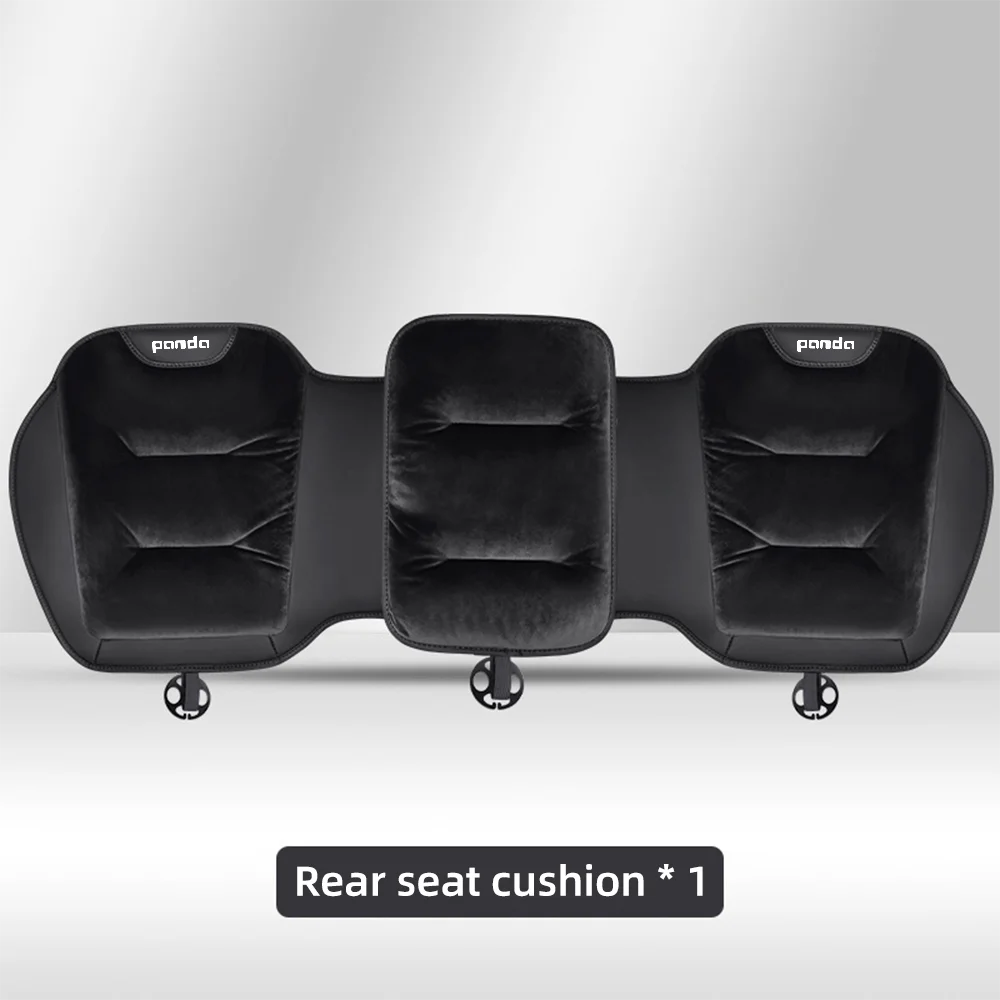 Housse de siège de voiture en flanelle, pour Fiat Panda 2011 2008 2009 Coss4x4, coussin de siège avant/arrière de voiture en peluche chaud d'hiver, accessoires d'intérieur