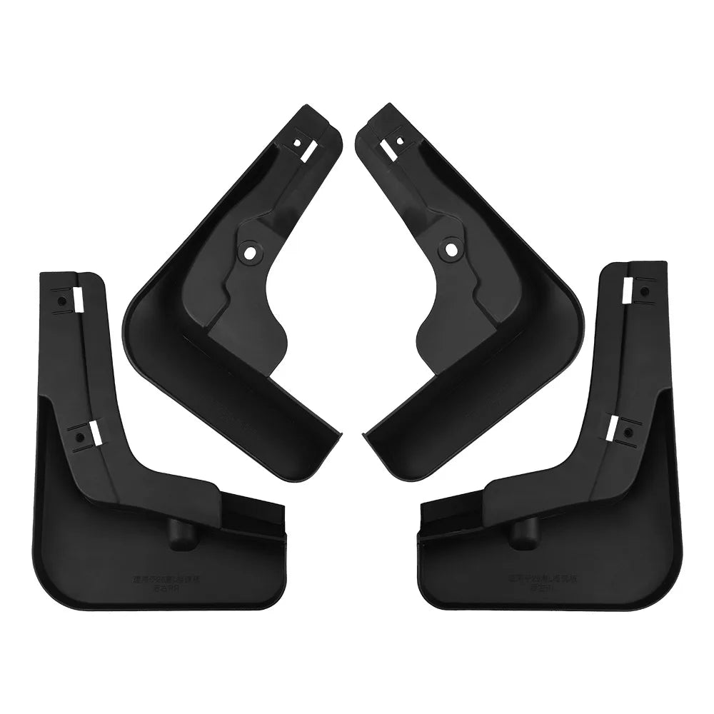 DPB garde-boue garde-boue adaptés pour BYD Tang L 2025 garde-boue de pneus bloquant les sédiments roues avant arrière ABS noir accessoires de voiture 4 pièces