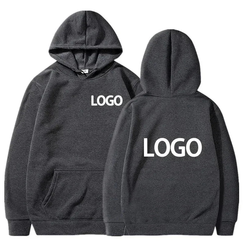 Pull à capuche pour hommes et femmes, vêtements décontractés amples personnalisés pour équipe, à la mode et personnalisés 80% polyester, 20% coton