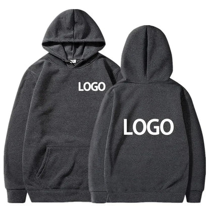 Pull à capuche pour hommes et femmes, vêtements décontractés amples personnalisés pour équipe, à la mode et personnalisés 80% polyester, 20% coton