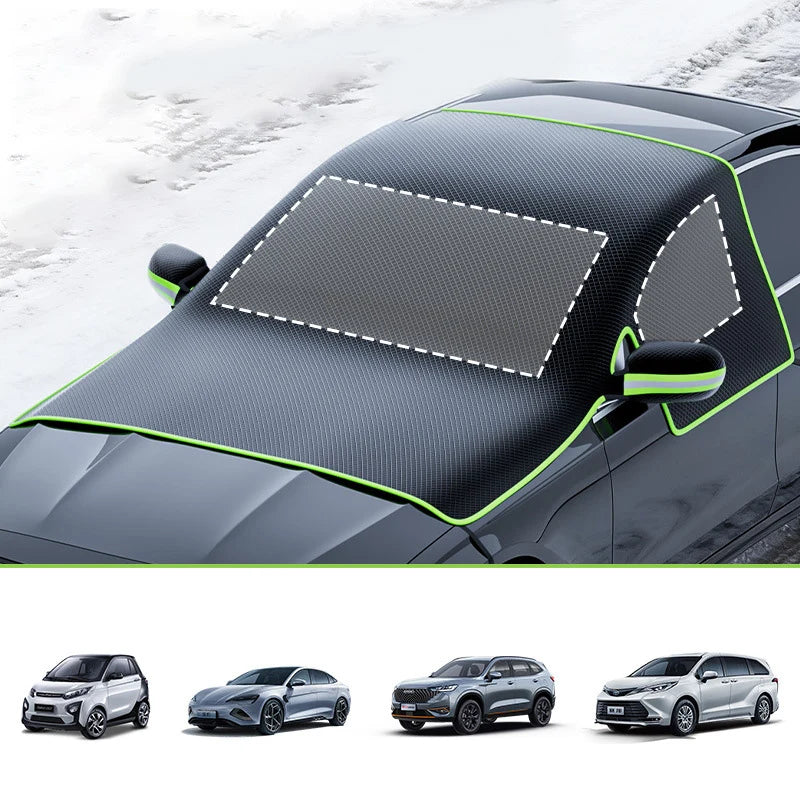 Pare-brise de voiture couverture de neige hiver extérieur fenêtre de voiture bouclier de neige Anti glace/neige/gel pare-brise couverture de protection étendue