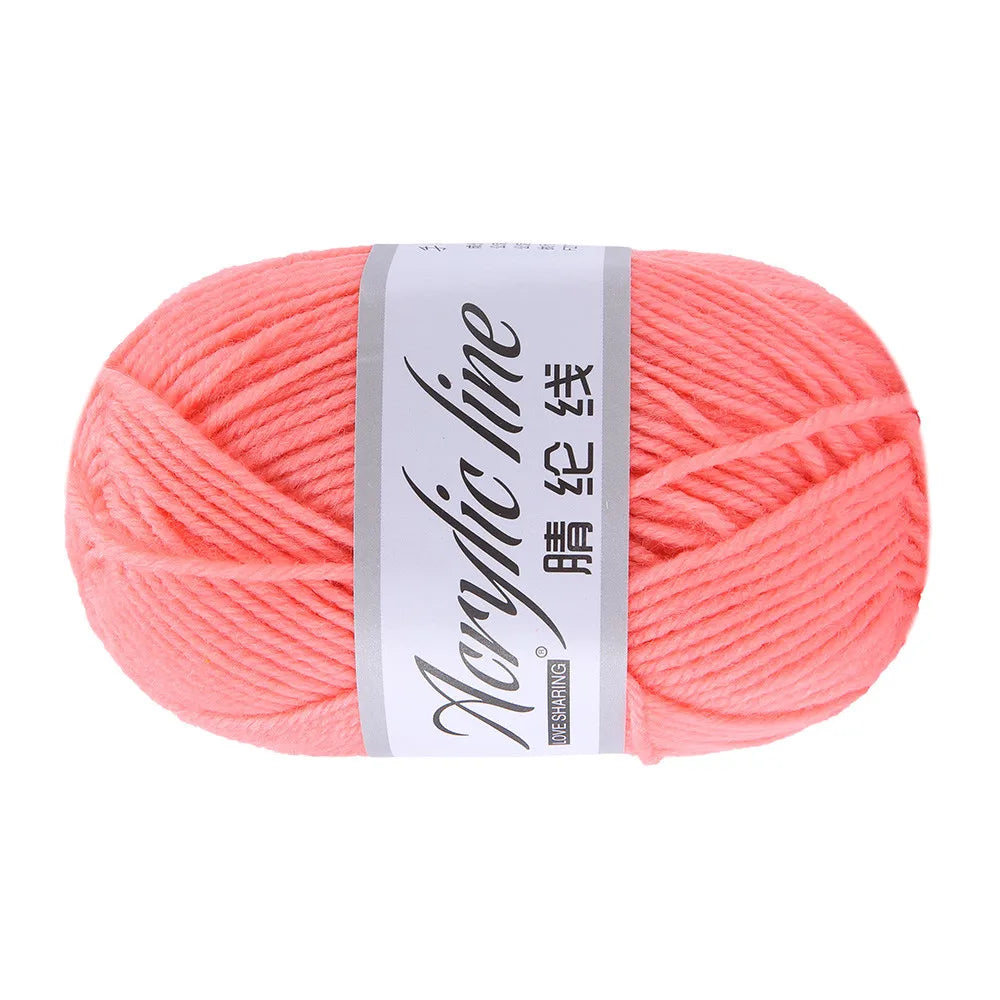 Écharpe en Laine Épaisse Robuste, Fil de Tricot Épais, Chaud, Ménage, Enfants, Chapeau, Optique Douce, Crochet, 50g