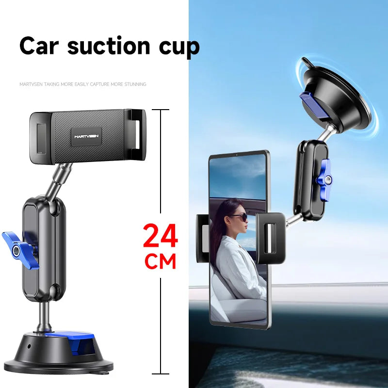 Support de tablette de voiture, support à ventouse à bras Long pour iPad Pro Air 4-13 pouces, tablette Xiaomi SUV camion véhicule ascenseur Uber fenêtre de pare-brise