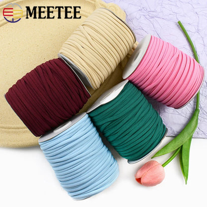 30/50M 3/5mm Nylon élastiques corde bandes de caoutchouc masque cordon huile noyau bande élastique vêtements décor bandes extensibles bricolage accessoires de couture
