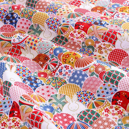 Tissu bronzé Kimono japonais 50x145cm, tissu en coton imprimé fleurs de cerisier Sushi, matériaux de bricolage, accessoires de Patchwork pour la couture