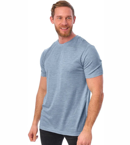 T-Shirt 100% laine mérinos pour hommes, chemises mérinos, Sport, léger, couche de Base, randonnée, maillot de corps doux et respirant