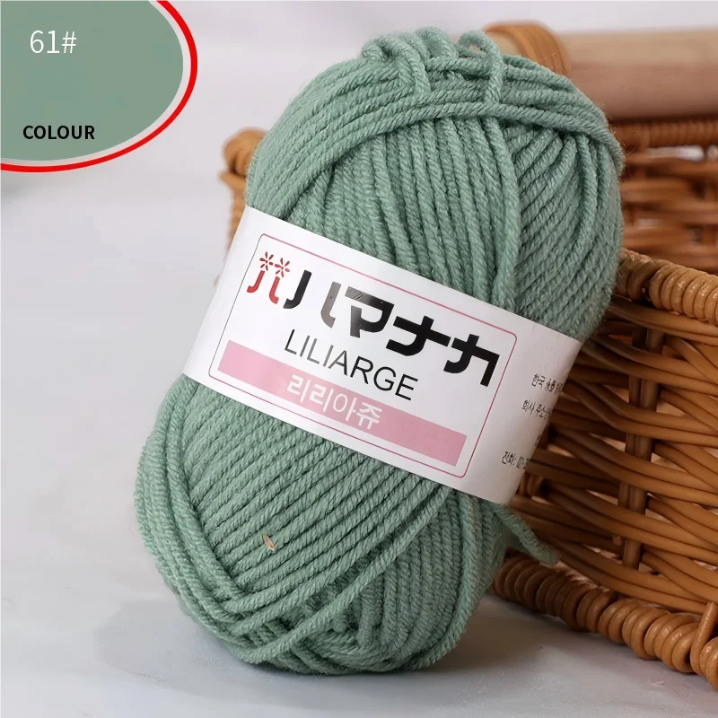 Fil à tricoter en coton doux et épais pour bébé, fil de velours en fibres épaisses pour tricot à la main, fil à crocheter pour pull DIY