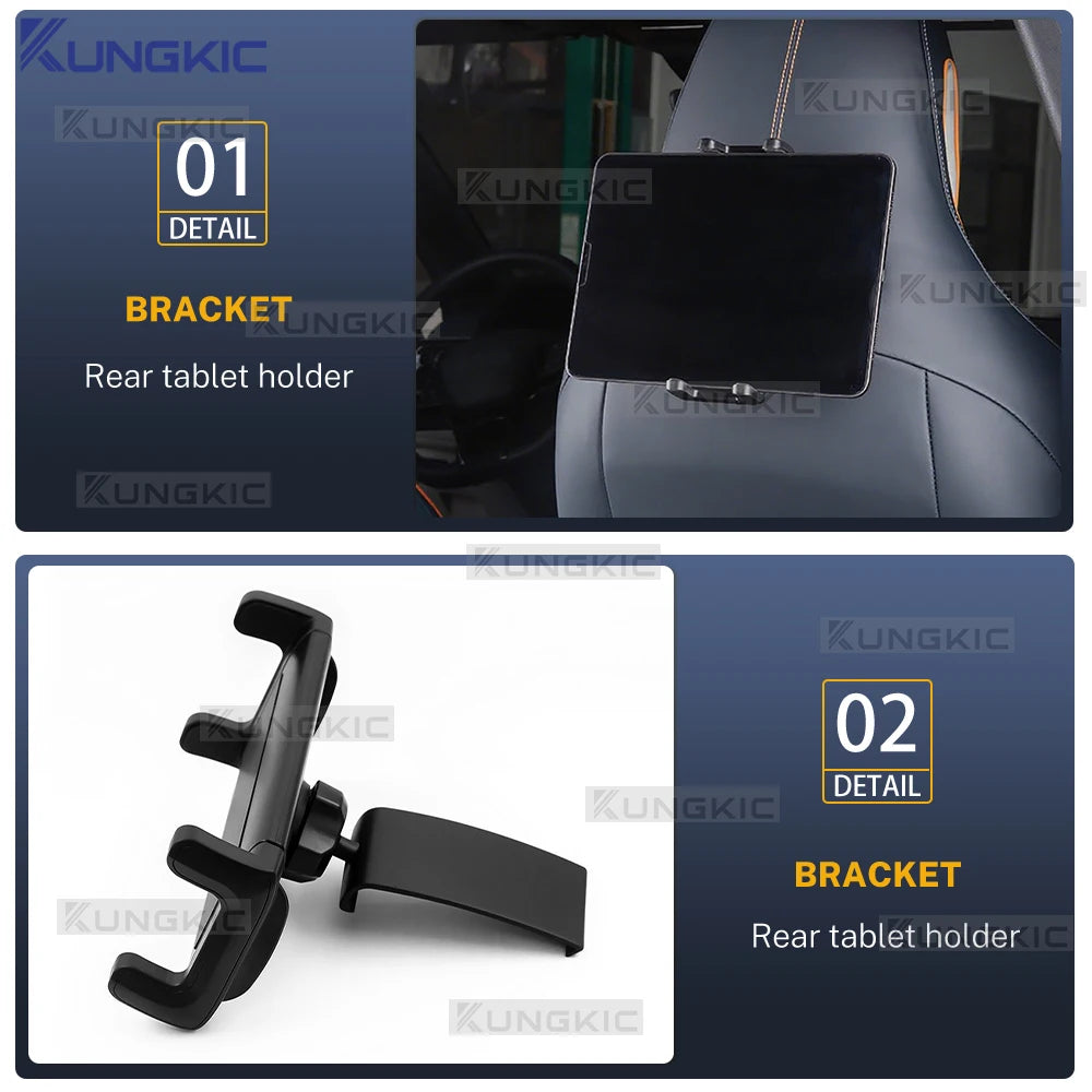 Support multimédia arrière spécial pour iPad et téléphone pour BYD Song Plus ATTO 3 2023 2024 2025 Sealion 6 Seal U Atto3