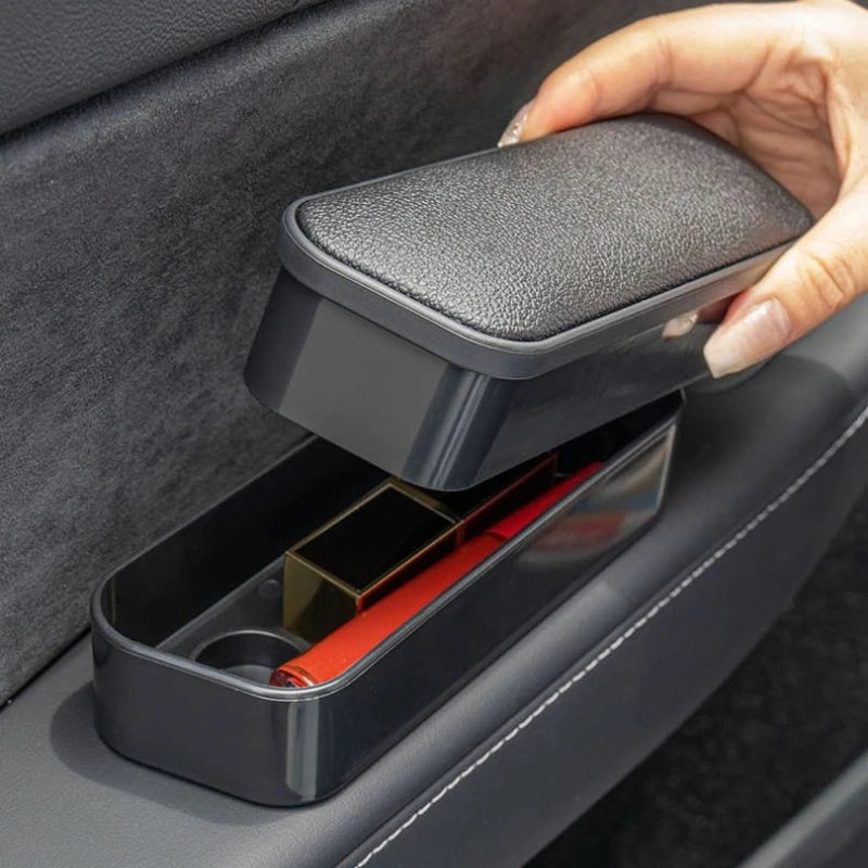 Accoudoir universel, boîte de rangement de porte automobile, accoudoir gauche droit de voiture, boîte de rangement de porte, boîte de repose-coude à hauteur réglable