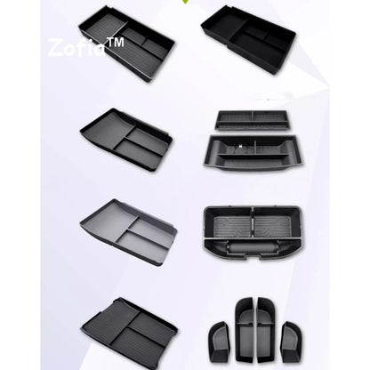 Boîte de rangement d'accoudoir de voiture pour Xpeng XiaoPeng G9, console centrale, évalué, conteneur, ABS, accessoires de coussin, 2023, 2024, 2025