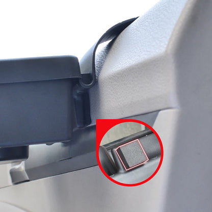 Boîte d'évaluation de voiture multifonctionnelle avec porte-gobelet, porte latérale, fenêtre, fente pour téléphone, confrontStorage T1 pour véhicule