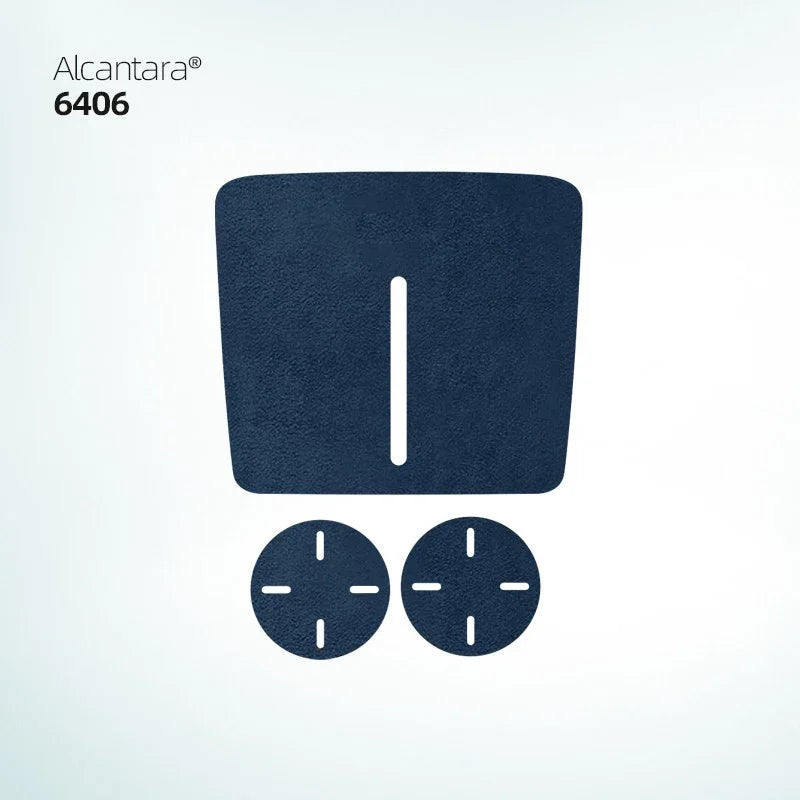 Alcantara Water Cup Pad pour XPeng G9, Central Control Storage Door Slot Pad, Antidérapant, Feuille décorative