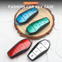 حافظة مفتاح السيارة لـ BYD Seal Atto 3 Seal u dm i Song Plus Dolphin King EV Tang Dm QIn PLUS MAX Yuan، غطاء مفتاح من مادة Tpu، إكسسوارات سيارات