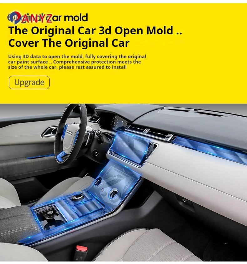 Autocollant de protection pour panneau d'engrenage en TPU transparent, accessoires d'intérieur de voiture pour Lynk & Co 09 2024 2023 2022