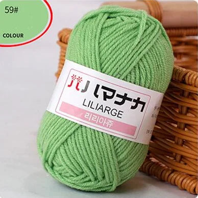 Fil de laine à tricoter en coton doux et doux pour bébé, fil de velours en fibres épaisses, fil de laine à tricoter à la main pour pull de bricolage
