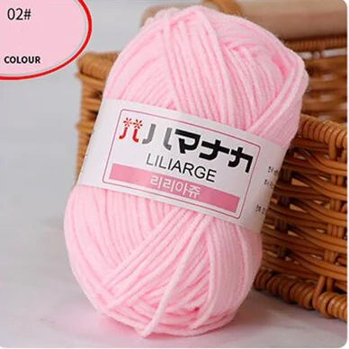 Fil de laine à tricoter en coton doux et doux pour bébé, fil de velours en fibres épaisses, fil de laine à tricoter à la main pour pull de bricolage