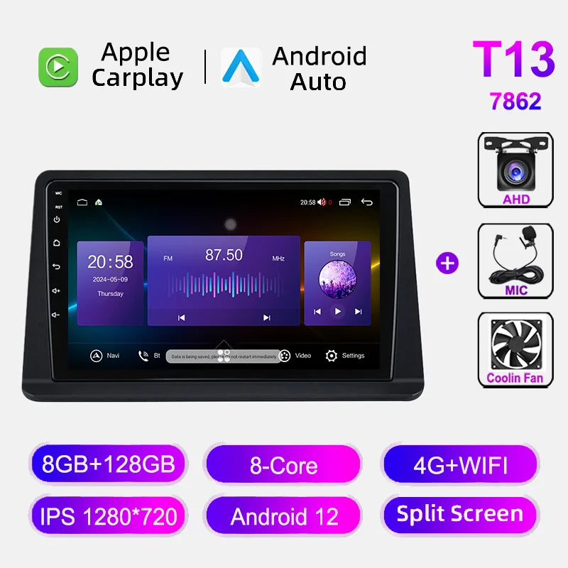 Autoradio Android pour Mitsubishi Pajero 2, V30, V40, V20, 1991-2004, 4G, WIFI, lecteur de limitation, GPS, CarPlay sans fil