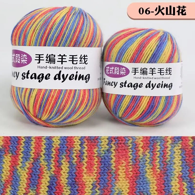 Fil de laine mélangé au Crochet de qualité supérieure, pour pull, écharpe, fil épais, 4 plis, 3 pièces x 100g = 300 grammes