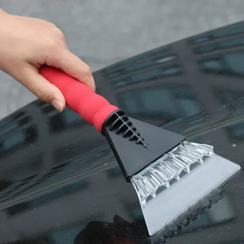 Grattoir à glace/dissolvant de neige de voiture, brise-glace et outil de brosse pour le nettoyage des vitres automobiles d'hiver