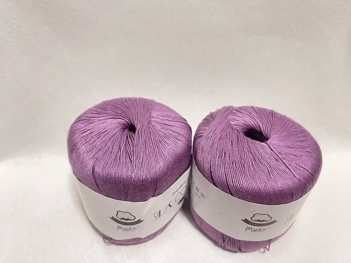 Nouveau 2 pièces noël soie dentelle coton lait Crochet fil bébé tricoté à la main chaud doux fil à tricoter pour le tricot à la main