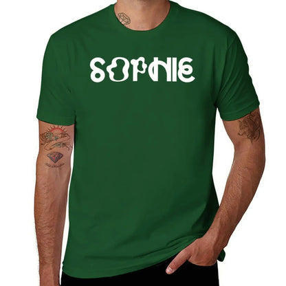 SOPHIE msmsmsm-تي شيرت برقبة دائرية للرجال، ملابس هيب هوب للأولاد، منسوجات قطنية، جديد