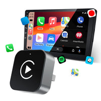 Adaptateur CarPlay Android Auto sans fil 2 en 1, boîtier Carplay AI, connexion automatique, adaptateur CarPlay sans fil pour voitures CarPlay filaires en usine
